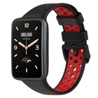 Strap-it Strap-it Xiaomi Smart Band 7 Pro Sport Strap (Black/Red)