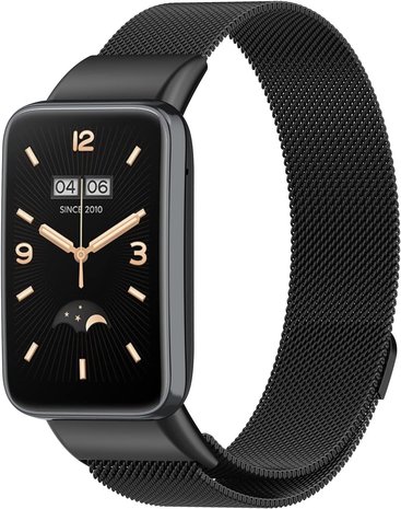 Strap-it Strap-it Xiaomi Smart Band 7 Pro Milanese Strap (Black) Strap-it Strap-it Xiaomi Smart Band 7 Pro Milanese Strap (Black)