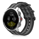 Strap-it Polar Grit X Nylon Strap with Buckle (Black/Grey) Strap-it Polar Grit X Nylon Strap with Buckle (Black/Grey)