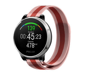 Strap-it Polar Grit X Milanese Strap (Red/Pink) Strap-it Polar Grit X Milanese Strap (Red/Pink)