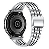 Strap-it Strap-it OnePlus Watch Fine Steel Strap (Silver/Black) Strap-it Strap-it OnePlus Watch Fine Steel Strap (Silver/Black)