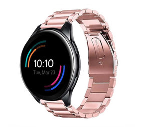 Strap-it OnePlus Watch Steel Strap (Pink) Strap-it OnePlus Watch Steel Strap (Pink)