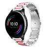 Strap-it Strap-it OnePlus Watch Steel Strap (Silver/Pink) Strap-it Strap-it OnePlus Watch Steel Strap (Silver/Pink)