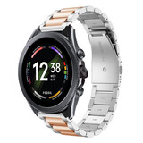 Strap-it Fossil Gen 6 44mm Steel Strap (Silver/Rose Gold) Strap-it Fossil Gen 6 44mm Steel Strap (Silver/Rose Gold)