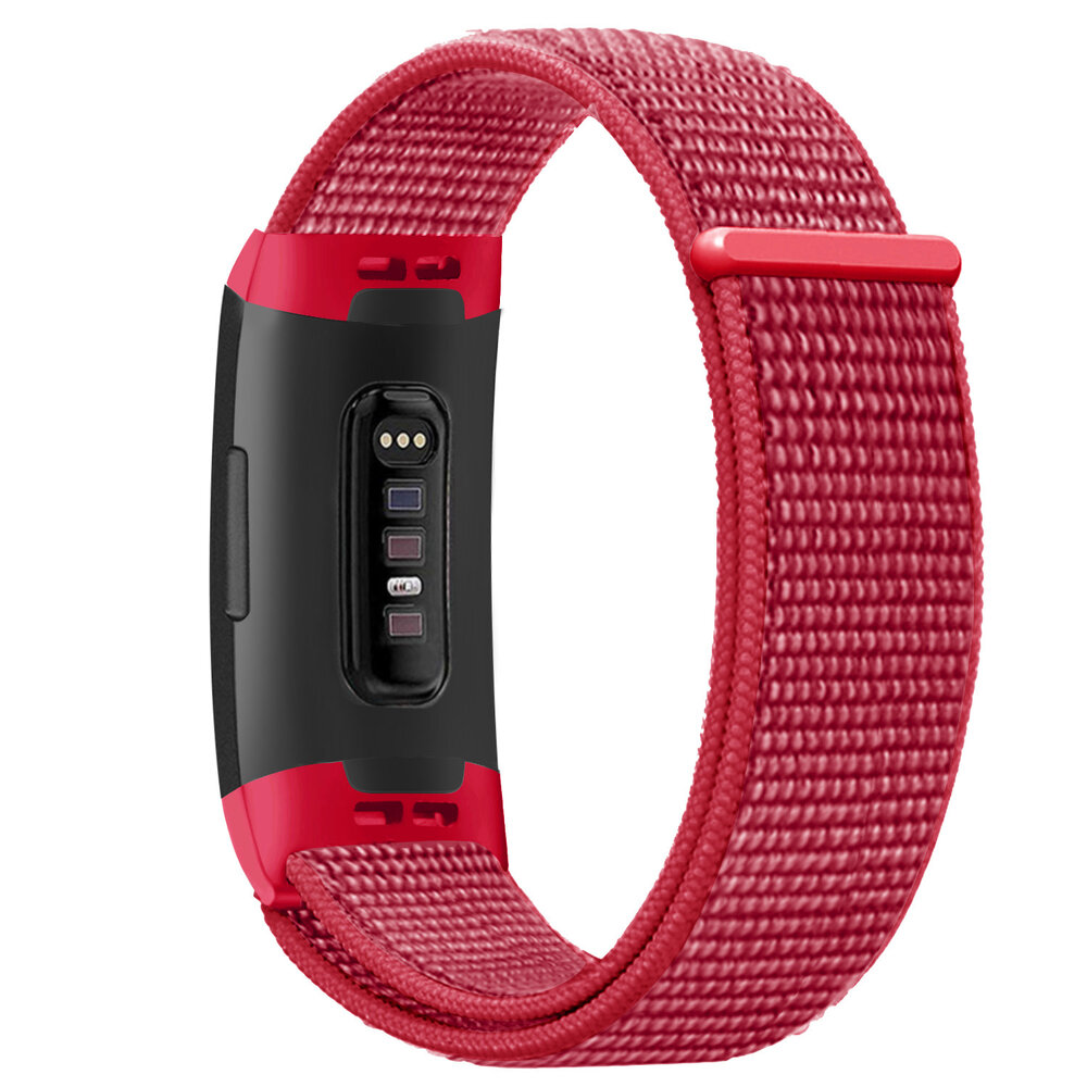 Strap-it Strap-it Fitbit Charge 3 Nylon Strap (Red) Strap-it Strap-it Fitbit Charge 3 Nylon Strap (Red)