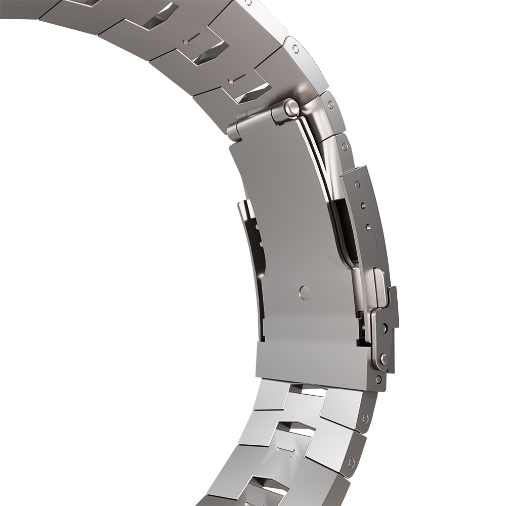 Strap-it Strap-it Samsung Galaxy Watch 3 45mm Titanium Link Strap (Silver) Strap-it Strap-it Samsung Galaxy Watch 3 45mm Titanium Link Strap (Silver)