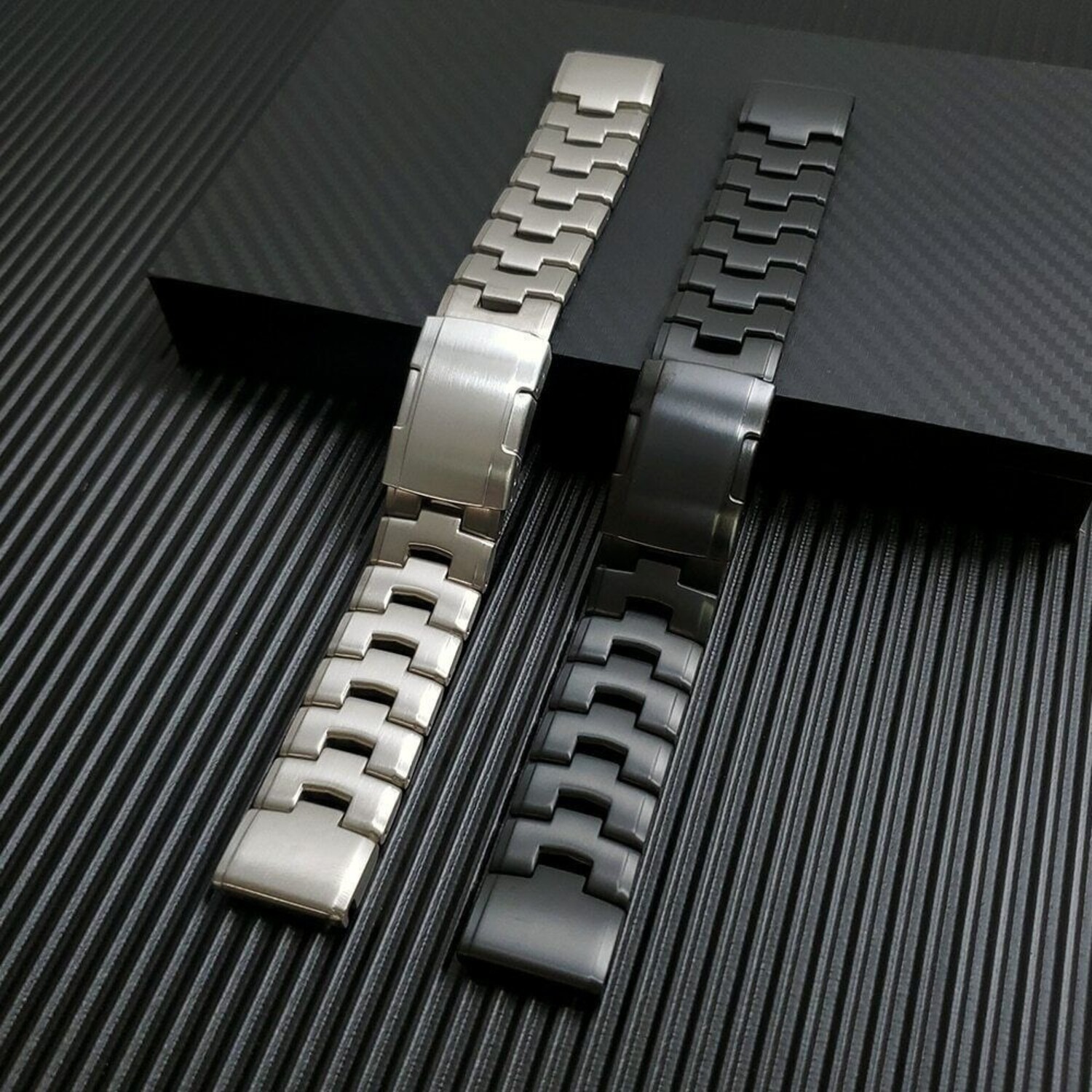 Garmin Fenix 5x 6x Titanium Strap Silver