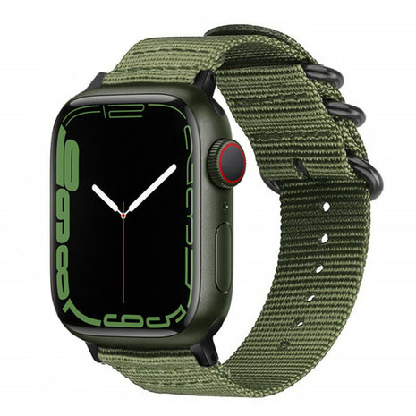 Strap-it Strap-it Apple Watch Nylon Strap with Buckle (Green) Strap-it Strap-it Apple Watch Nylon Strap with Buckle (Green)