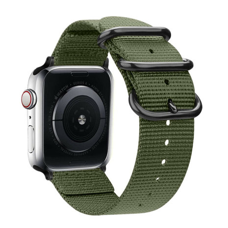 Strap-it Strap-it Apple Watch Nylon Strap with Buckle (Green) Strap-it Strap-it Apple Watch Nylon Strap with Buckle (Green)