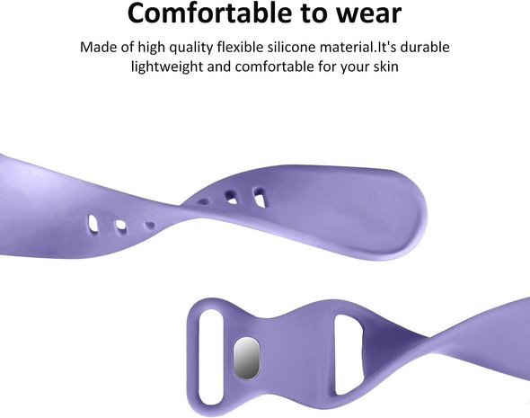 Strap-it Strap-it Apple Watch Silicone Strap Classic (Purple)