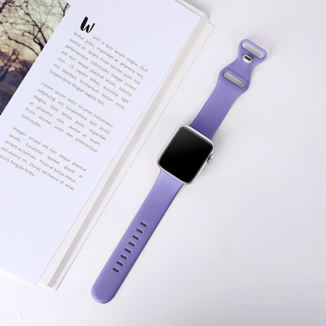 Strap-it Strap-it Apple Watch Silicone Strap Classic (Purple)