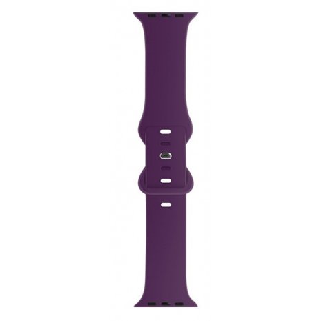 Strap-it Strap-it Apple Watch Silicone Strap Classic (Dark Purple)