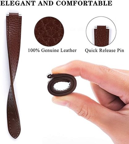 Strap-it Strap-it Fitbit Inspire 3 Leather Strap (Dark Brown) Strap-it Strap-it Fitbit Inspire 3 Leather Strap (Dark Brown)