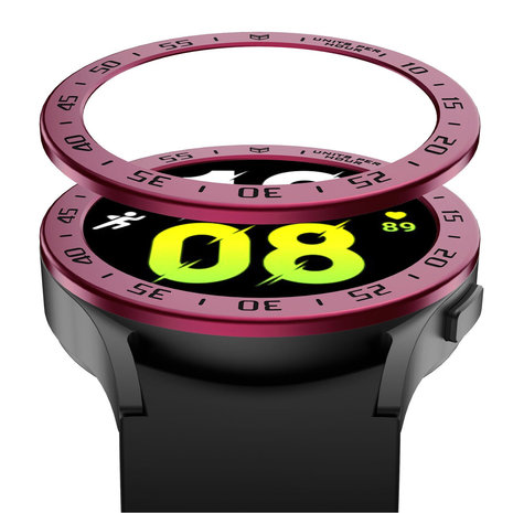 Strap-it Strap-it Samsung Galaxy Watch 5 44mm Bezel Ring Time (Burgundy) Strap-it Strap-it Samsung Galaxy Watch 5 44mm Bezel Ring Time (Burgundy)