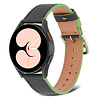Strap-it Strap-it Samsung Galaxy Watch 4 44mm Leather Strap (Black/Green) Strap-it Strap-it Samsung Galaxy Watch 4 44mm Leather Strap (Black/Green)