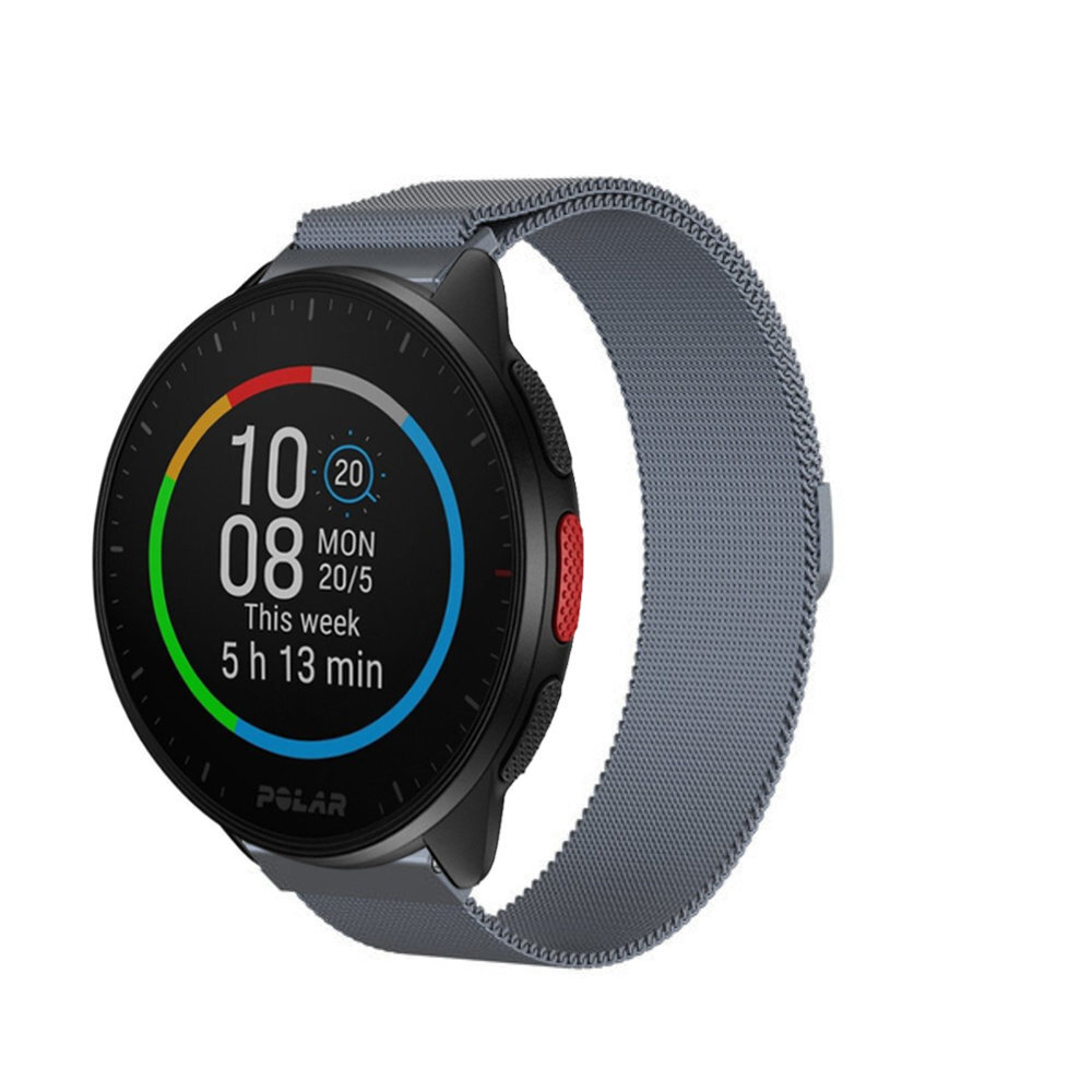 Strap-it Strap-it Polar Pacer Milanese Strap (Space Grey) Strap-it Strap-it Polar Pacer Milanese Strap (Space Grey)