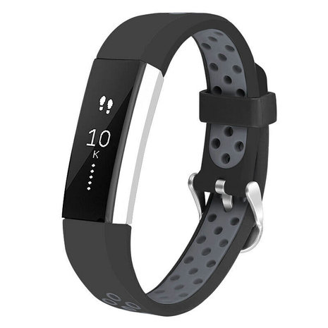 Strap-it Strap-it Fitbit Alta (HR) Sport Strap (Black/Grey) Strap-it Strap-it Fitbit Alta (HR) Sport Strap (Black/Grey)