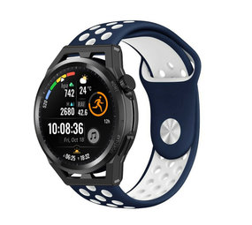 Strap-it Huawei Watch GT Sport Strap (Blue/White) Strap-it Huawei Watch GT Sport Strap (Blue/White)