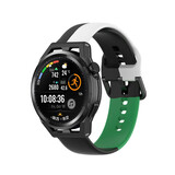 Strap-it Huawei Watch GT Sport Strap (Black-White-Green) Strap-it Huawei Watch GT Sport Strap (Black-White-Green)