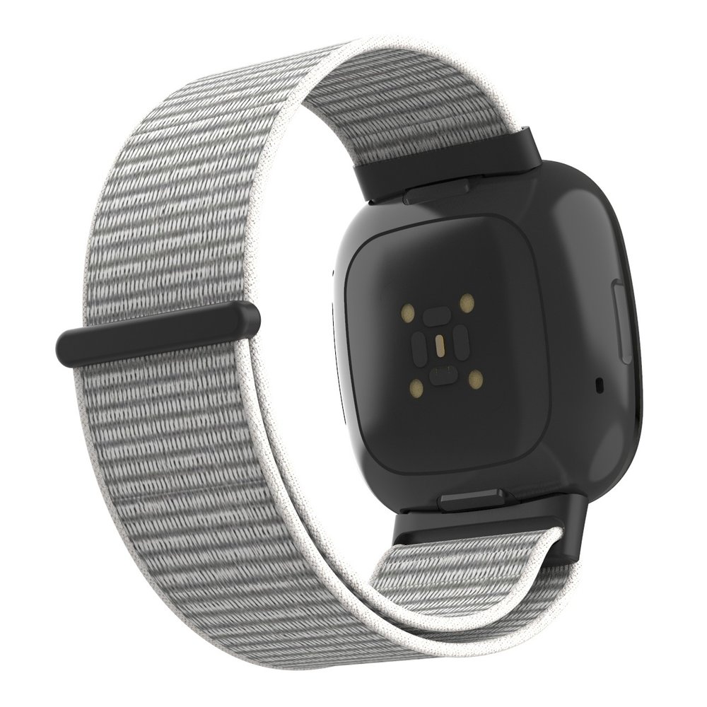 Strap-it Strap-it Fitbit Versa 4 Nylon Strap (Grey) Strap-it Strap-it Fitbit Versa 4 Nylon Strap (Grey)