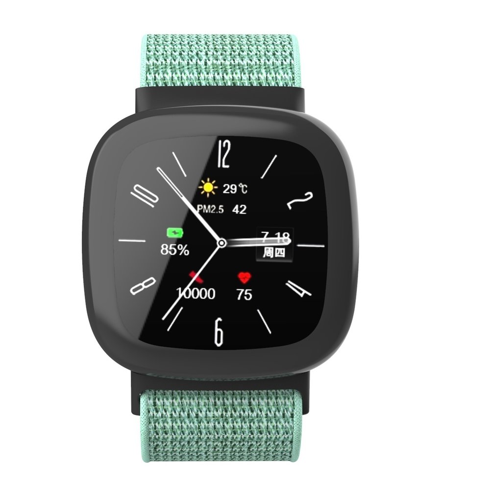 Strap-it Strap-it Fitbit Sense 2 Nylon Strap (Mint) Strap-it Strap-it Fitbit Sense 2 Nylon Strap (Mint)