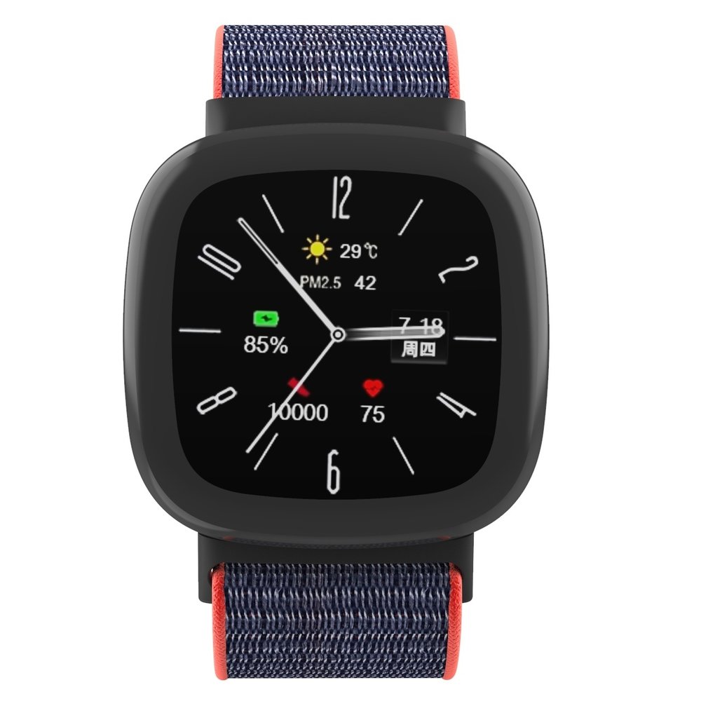 Strap-it Strap-it Fitbit Sense 2 Nylon Strap (Pink/Indigo) Strap-it Strap-it Fitbit Sense 2 Nylon Strap (Pink/Indigo)