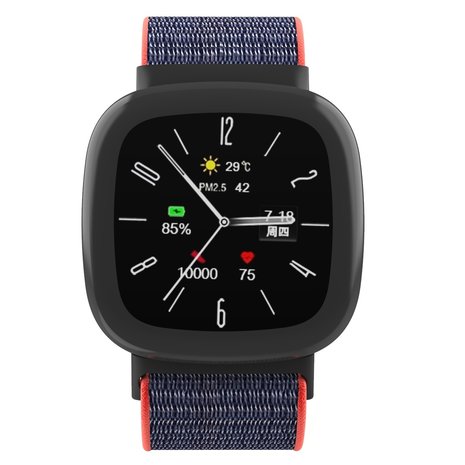 Strap-it Strap-it Fitbit Sense 2 Nylon Strap (Pink/Indigo) Strap-it Strap-it Fitbit Sense 2 Nylon Strap (Pink/Indigo)