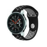 Strap-it Samsung Galaxy Watch 46mm Sport Strap (Black/Grey) Strap-it Samsung Galaxy Watch 46mm Sport Strap (Black/Grey)