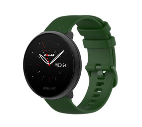 Strap-it Polar Ignite 3 Premium Silicone Strap (Dark Green)
