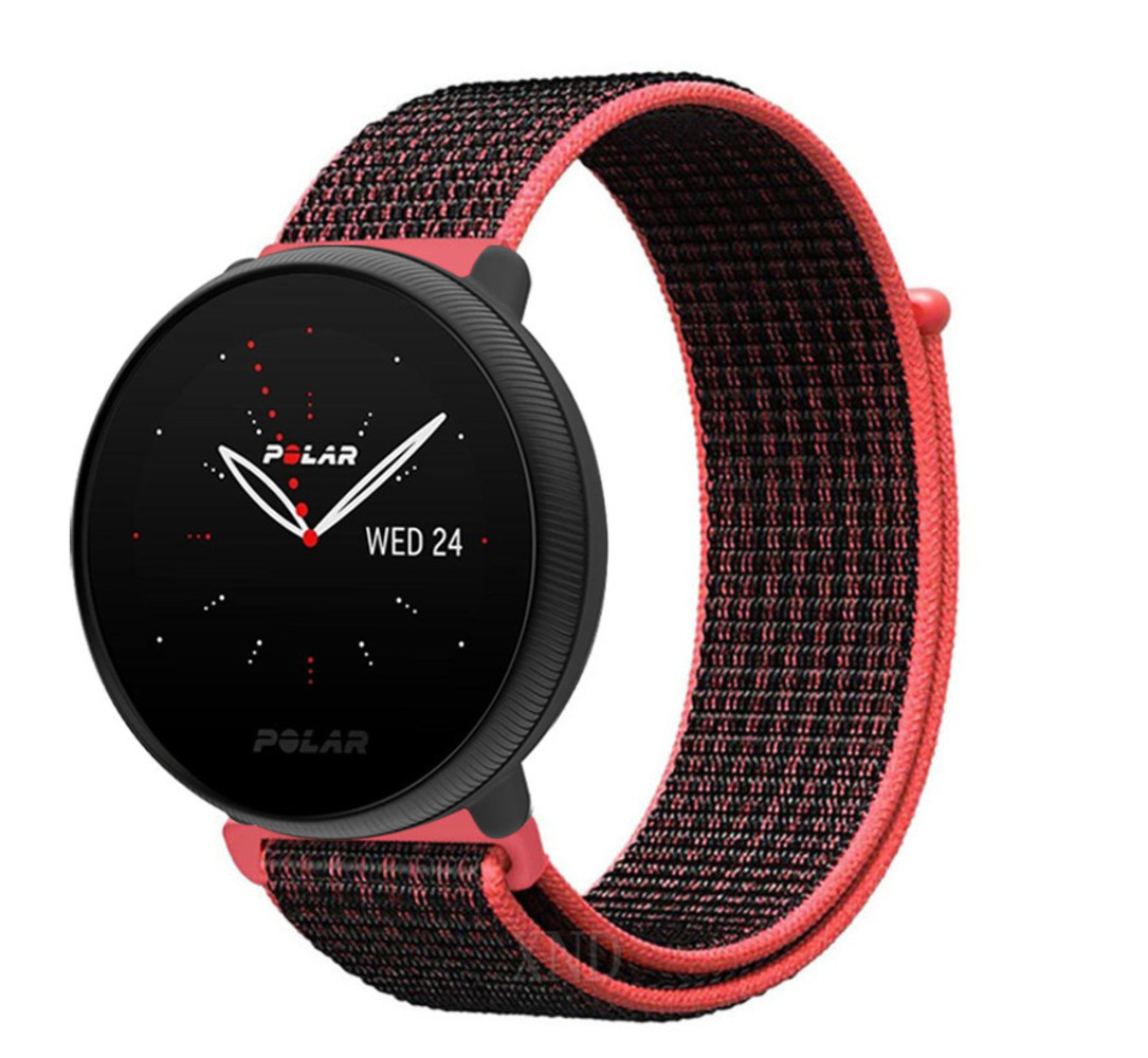 Strap-it Strap-it Polar Ignite 3 Nylon Strap (Black/Coral) Strap-it Strap-it Polar Ignite 3 Nylon Strap (Black/Coral)