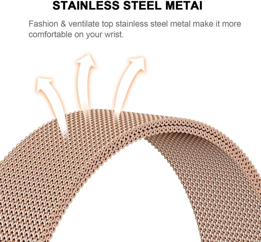 Strap-it Strap-it Polar Ignite 3 Milanese Strap (Rose Gold) Strap-it Strap-it Polar Ignite 3 Milanese Strap (Rose Gold)