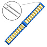 Strap-it Strap-it Polar Ignite 3 Steel Strap (Blue/Gold) Strap-it Strap-it Polar Ignite 3 Steel Strap (Blue/Gold)