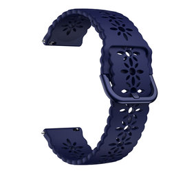 Strap-it Polar Ignite 3 Patterned Silicone Strap (Dark Blue)