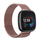 Strap-it Fitbit Versa 4 Milanese Strap (Pink) Strap-it Fitbit Versa 4 Milanese Strap (Pink)