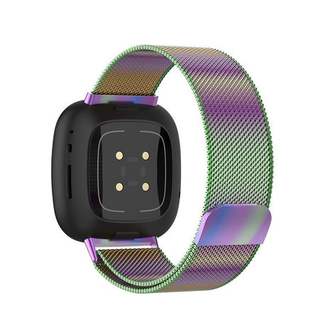 Strap-it Strap-it Fitbit Sense 2 Milanese Strap (Pearlescent) Strap-it Strap-it Fitbit Sense 2 Milanese Strap (Pearlescent)