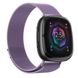 Strap-it Fitbit Sense 2 Milanese Strap (Purple) Strap-it Fitbit Sense 2 Milanese Strap (Purple)