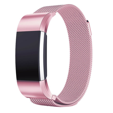 Strap-it Strap-it Fitbit Charge 2 Milanese Strap (Pink) Strap-it Strap-it Fitbit Charge 2 Milanese Strap (Pink)