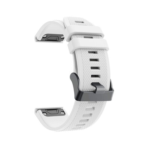 Garmin Fenix 5 Plus 6 Pro Silicone Strap White
