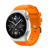 Strap-it Huawei Watch GT 3 Pro 46mm Silicone Strap (Orange)