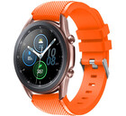 Strap-it Strap-it Samsung Galaxy Watch 3 45mm Silicone Strap (Orange)