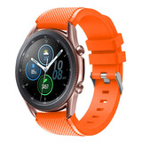 Strap-it Samsung Galaxy Watch 3 45mm Silicone Strap (Orange)