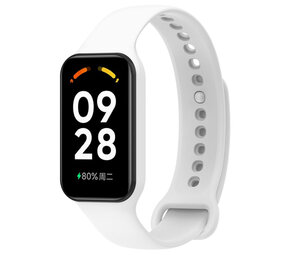 Strap-it Xiaomi Redmi Smart Band 2 Silicone Strap (White)