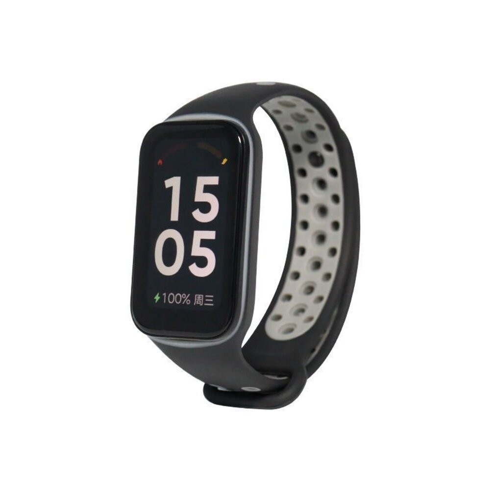 Strap-it Strap-it Xiaomi Redmi Smart Band 2 Sport Strap (Black/Grey) Strap-it Strap-it Xiaomi Redmi Smart Band 2 Sport Strap (Black/Grey)