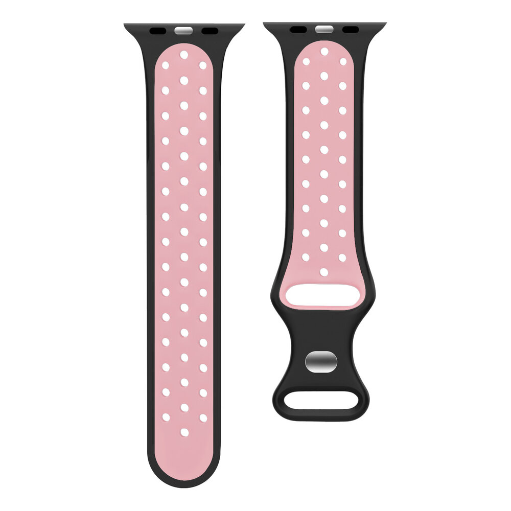 Strap-it Strap-it Apple Watch Sport Strap Classic (Black/Pink) Strap-it Strap-it Apple Watch Sport Strap Classic (Black/Pink)