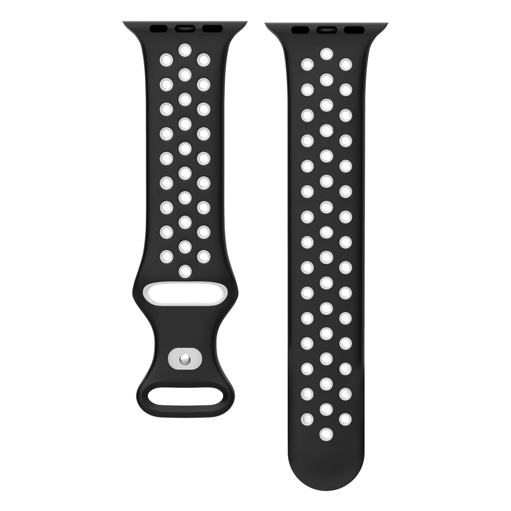 Strap-it Strap-it Apple Watch Sport Strap Classic (Black/White) Strap-it Strap-it Apple Watch Sport Strap Classic (Black/White)