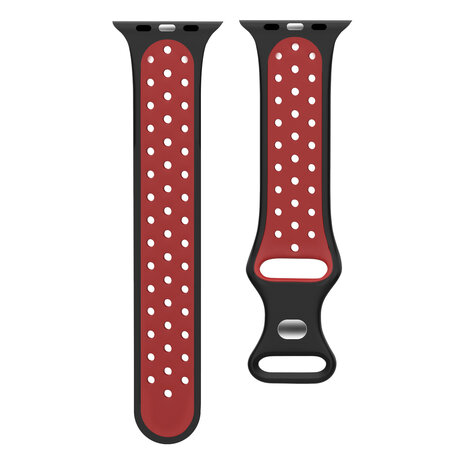 Strap-it Strap-it Apple Watch Sport Strap Classic (Black/Red) Strap-it Strap-it Apple Watch Sport Strap Classic (Black/Red)