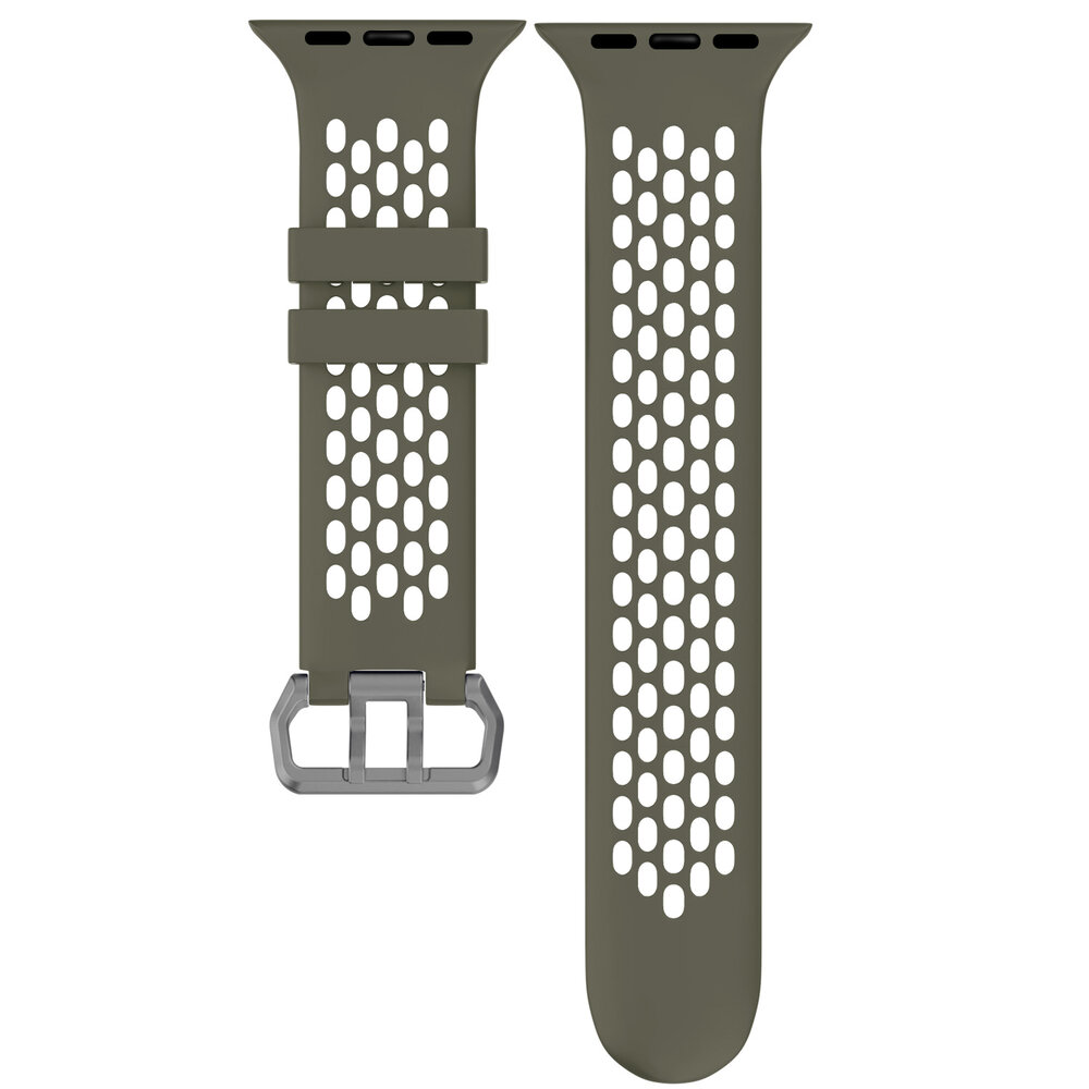 Strap-it Strap-it Apple Watch Sport Strap with Buckle (Army Green/Black) Strap-it Strap-it Apple Watch Sport Strap with Buckle (Army Green/Black)
