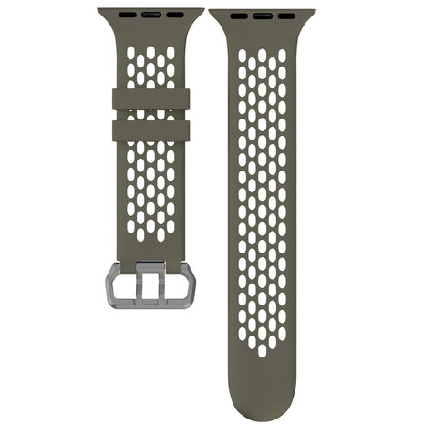 Strap-it Strap-it Apple Watch Sport Strap with Buckle (Army Green/Black) Strap-it Strap-it Apple Watch Sport Strap with Buckle (Army Green/Black)