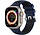 Strap-it Apple Watch Sport Strap with Buckle (Dark Blue/Black)