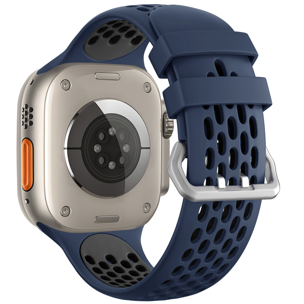 Strap-it Strap-it Apple Watch Sport Strap with Buckle (Dark Blue/Black) Strap-it Strap-it Apple Watch Sport Strap with Buckle (Dark Blue/Black)